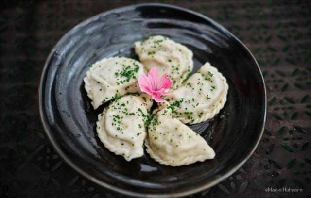 Restaurant - Cafe - Pension Hassler ベルク・イム・ドラウタール エクステリア 写真